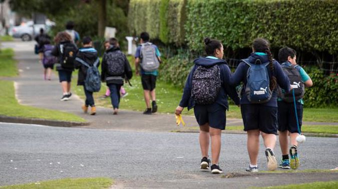 Two students were approached by strangers while walking home from school in Auckland on Monday, and one indecently assaulted. Photo / File