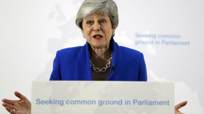 May hopes the offer will get MPs to back her deal. (Photo / AP)