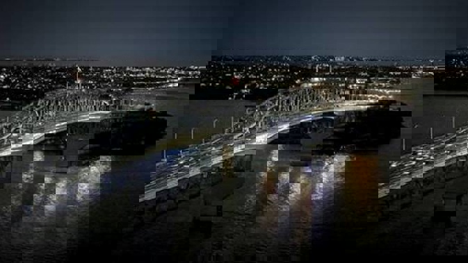 The NZ Transport Agency has released plans for its preferred option for a shared path over the Auckland Harbour Bridge. (Photo / NZTA)