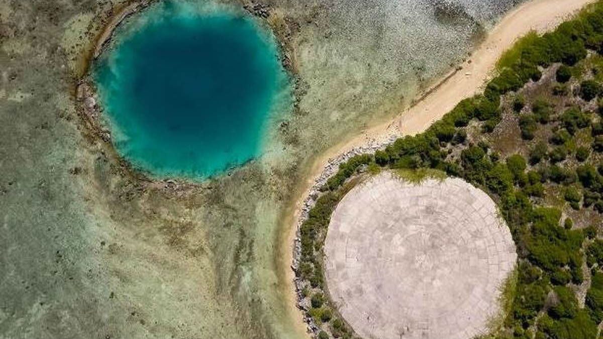 The concrete bunker, right, is believed to be in danger of leaking. (Photo / File)