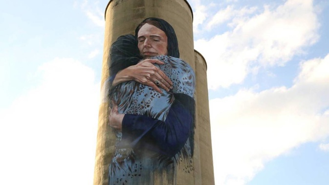 The Jacinda Ardern mural in Northern Melbourne. (Photo / Supplied)