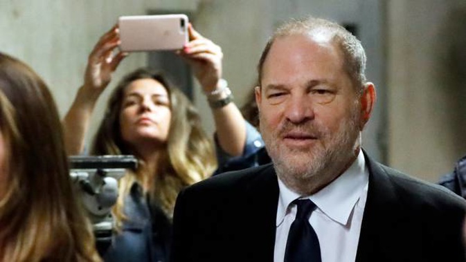 Harvey Weinstein leaves State Supreme Court in New York for a lunch break on April 26, 2019. (Photo / AP)