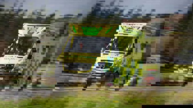 The injured man was taken to Christchurch Hospital. Photo / File