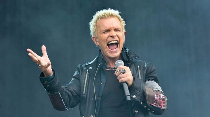 Billy Idol is coming our way. Photo / Getty Images