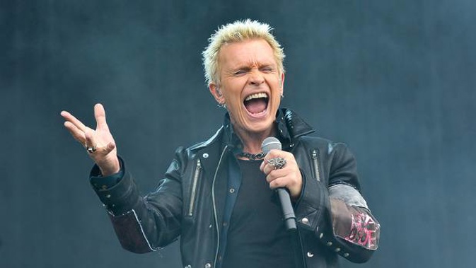 Billy Idol is coming our way. Photo / Getty Images