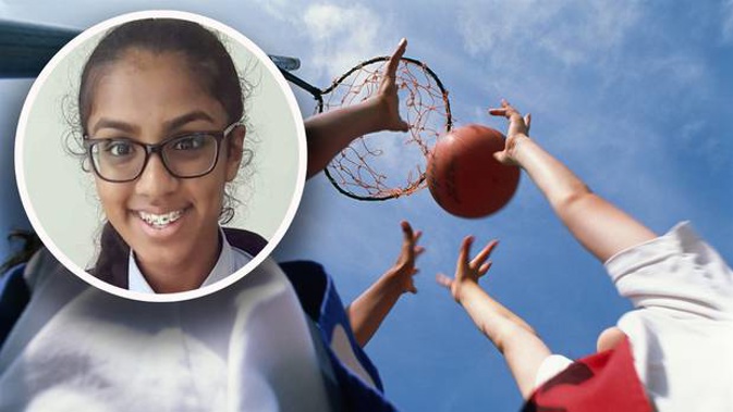 Hobsonville School student Aishani Dutt, 12, died earlier this month after suffering an asthma attack during a netball game. (Photo / Givealittle)