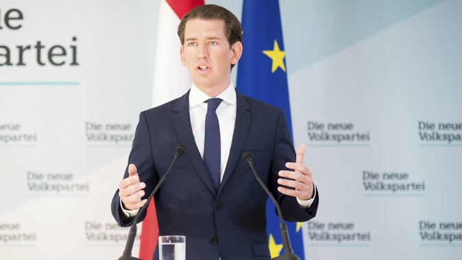 Sebastian Kurz vows to stand in the next elections. (Photo / AP)
