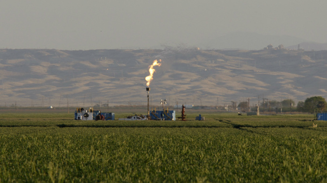 The gas has also been labelled 'molecules of US freedom'. (Photo / CNN)