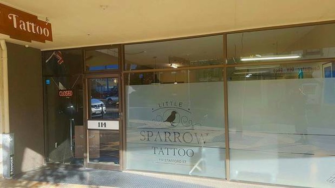 Rose Beaumont caused grievous bodily harm to a former colleague with an ice axe at the Little Sparrow tattoo parlour. (Image / Google)