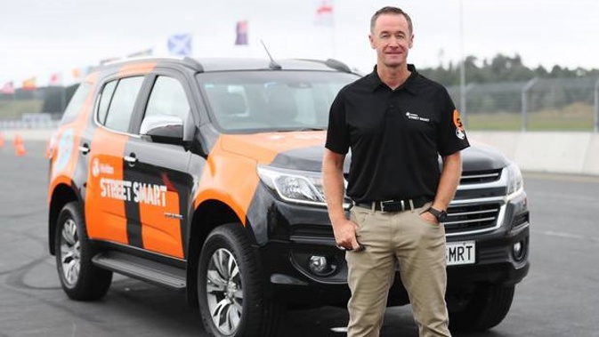 Motorsport icon and Holden Street Smart ambassador Greg Murphy says driver training and avoiding driver distractions were key focuses for road safety. Photo / Supplied