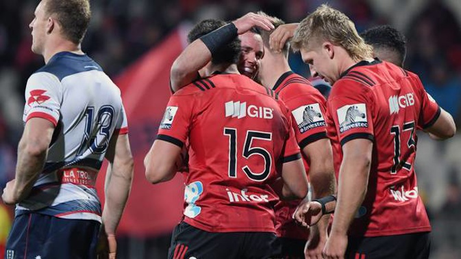 The Crusaders beat the Rebels 66-0. (Photo / Getty)