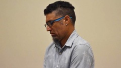 David Cox at a previous appearance in the Whakatane District Court. (Photo / File)