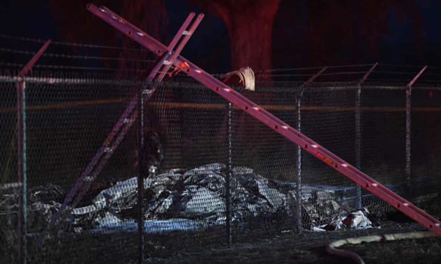 The plane was engulfed in flames when firefighters made it to the crash site about an hour drive from Honolulu.Photo / AP
