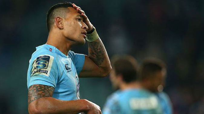 Israel Folau has launched a GoFundMe to get donations. (Photo / Getty)