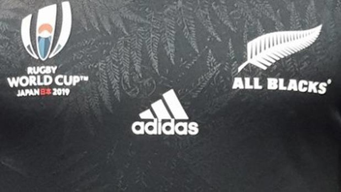 A close-up of the new All Blacks jersey. (Photo / Supplied)