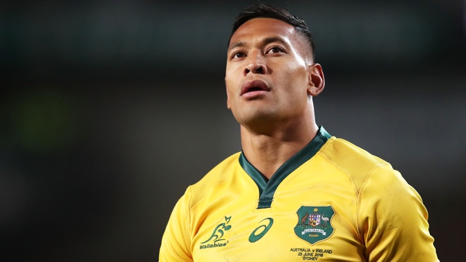A new fundraising site has been launched for Israel Folau (Image / Getty Images)
