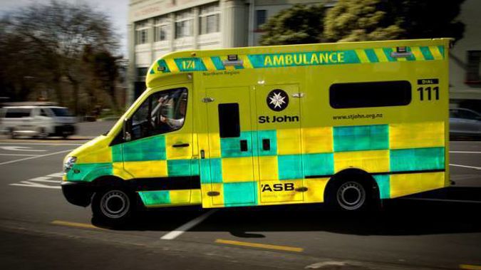 Ambulance rushed to the scene where a woman was struck by a Lime scooter moments after getting off the bus. (Photo / File)