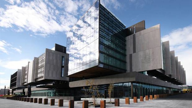 The Christchurch District Court sits within the Justice Precinct in Christchurch. (Photo / NZ Herald)