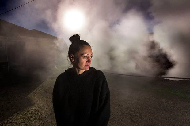 Susan Gedye, who lives at the Meade St house, thought there was a "big earthquake". (Photo / Ben Fraser)