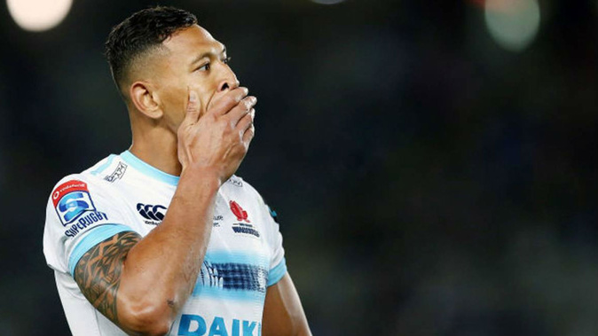 The Australian Christian Lobby has hit the 'pause button' on Israel Folau's crowd funding (Image / Getty Images)