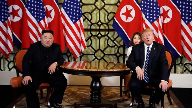 Donald Trump last met the North Korean leader at a summit in Vietnam. (Photo / AP)