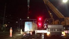 Commuter chaos: 20,000 rail travellers face huge delays after a derailment (Photo / Supplied)