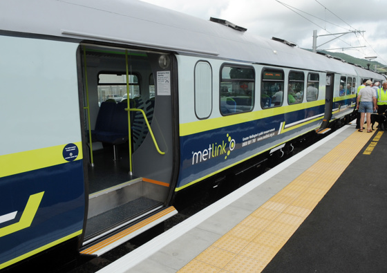 Wellington's train. Photo / NZPA.