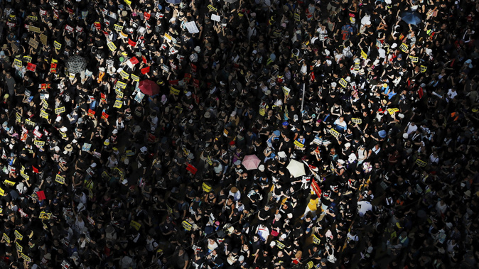 Hong Kong leader Carrie Lam says efforts to amend the bill are "dead". (Photo / AP)