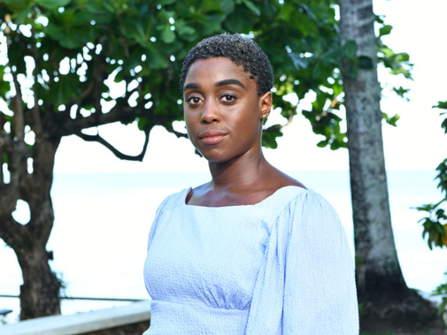 Lashana Lynch at the 'Bond 25' film launch. (Photo / Getty)