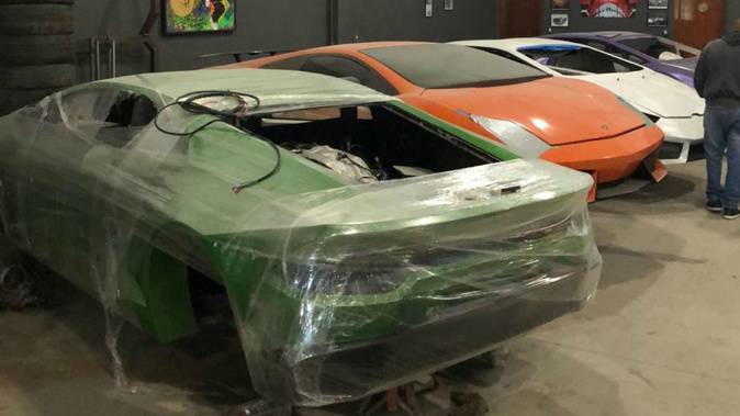 Police are investigating how the cars were put together. (Photo / AP)