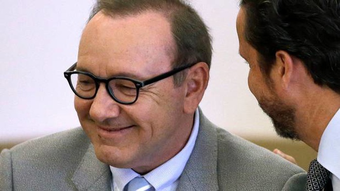 Kevin Spacey during a pretrial hearing at district court in Nantucket, Massachussetts. Photo / AP