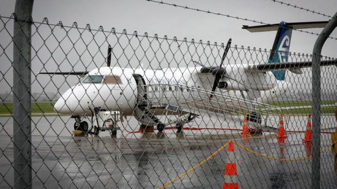 An Air NZ Link plane had to make an emergency landing at Tauranga Airport this afternoon. Photo / Andrew Warner