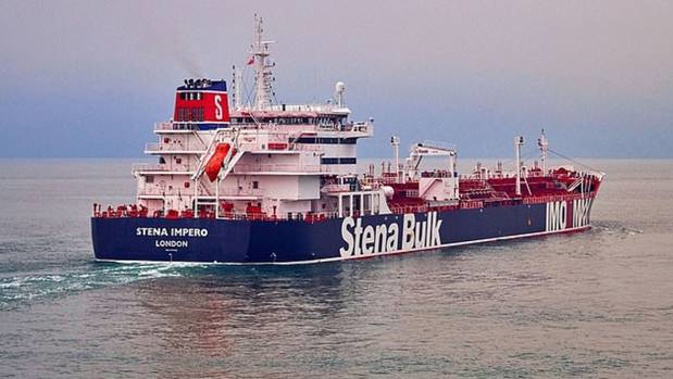 The Stena Impero oil tanker has been seized by Iranian authorities while passing through the Strait of Hormuz. Photo / Supplied