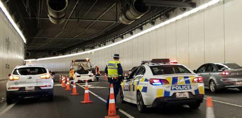 The supercar is believed to be a Ferrari 458 Italia which was being taken for a test drive. (Photo / RNZ - Matthew Theunissen)
