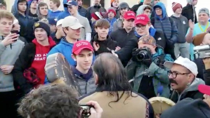 Nicholas Sandmann filed a lawsuit against the Washington Post. (Photo / File)