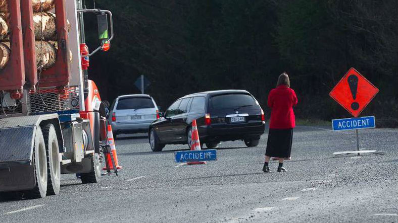 The crash happened at the intersection of Bonisch Rd and Parapara Rd in the Kaingaroa Forest. (Image / Google Maps)