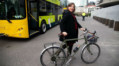 Associate Minister of Transport Julie Anne Genter is standing firm on her refusal to release a letter she wrote over Let's Get Wellington Moving. (Photo / Marty Melville)