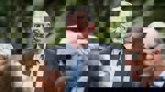 Sir Brian Lochore attends the funeral of Sir John Graham  7 August 2017. (Photo / NZ Herald)