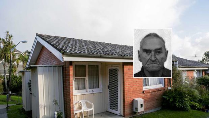 The Birkdale Court unit where Iain Halliday was found dead.