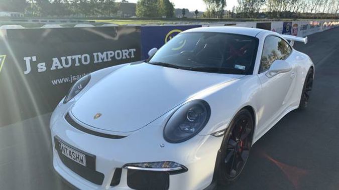 The 2015 Porsche GT3 worth $220,000. Photo / Supplied