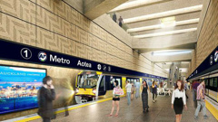 Work is continuing on the City Rail Link, and is now moving towards the Aotea Station. (Photo / Supplied)