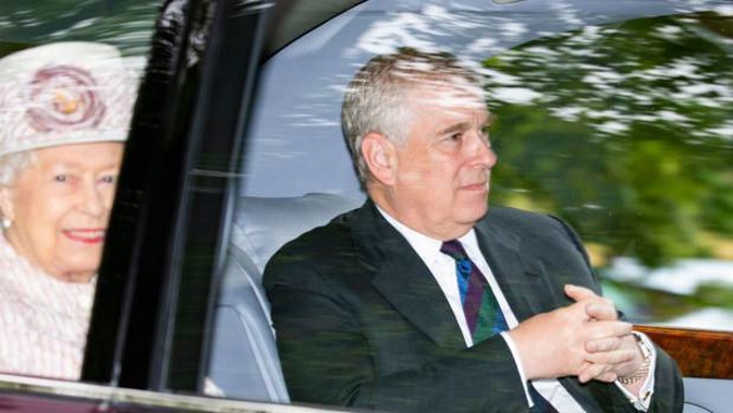 The Queen and Prince Andrew were photographed together days after renewed accusations were levied against him. (Photo / Getty) 