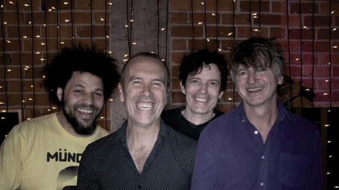 Crowded House in 2010, from left, Matt Sherrod, Nick Seymour, Mark Hart and Neil Finn. (Photo / Supplied)