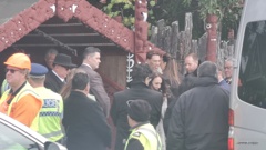 Prime Minister Jacinda Ardern arrives at Tūrangawaewae. (Photo / NZME)