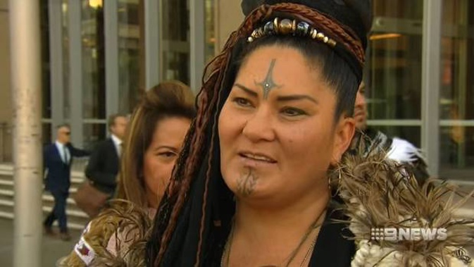 Lady Crown, the leader of Ngāti Rangihou Kanguru hapū, maintains that in the early 1800s aboriginal leaders entrusted their Maori king to 112 acres in Parramatta. Photo / 9 News