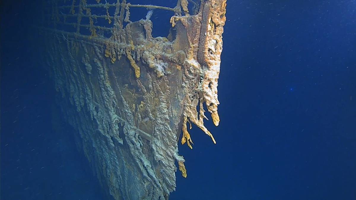 Researchers placed scientific experiments near the wreck to conduct research.