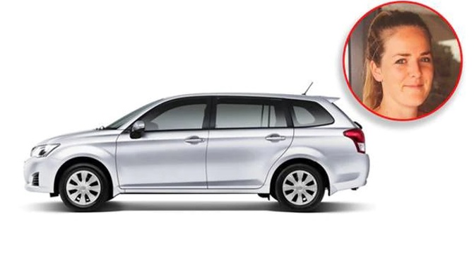 Auckland woman Jana McMiken is appealing to the public for sightings of her stolen white 2012 Toyota Corolla which has the licence plate GLS745. (Photos / Supplied)