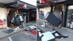 An ATM machine has been ripped out of a wall and stolen from the Darfield post shop in Canterbury in the early hours of Sunday morning. (Photo / Facebook)