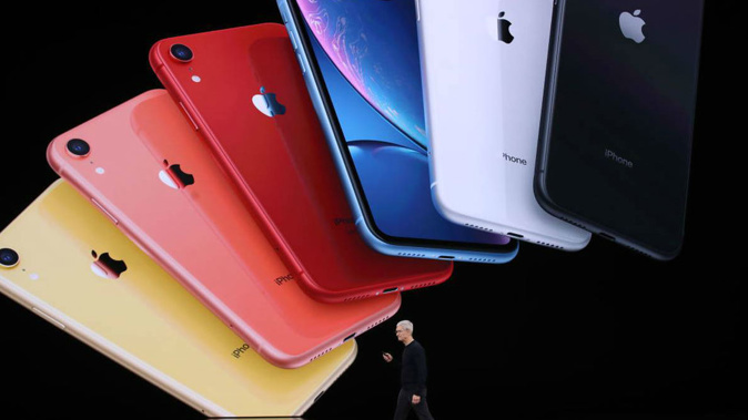 The iPhone 11 comes in various colours. (Photo / AP)