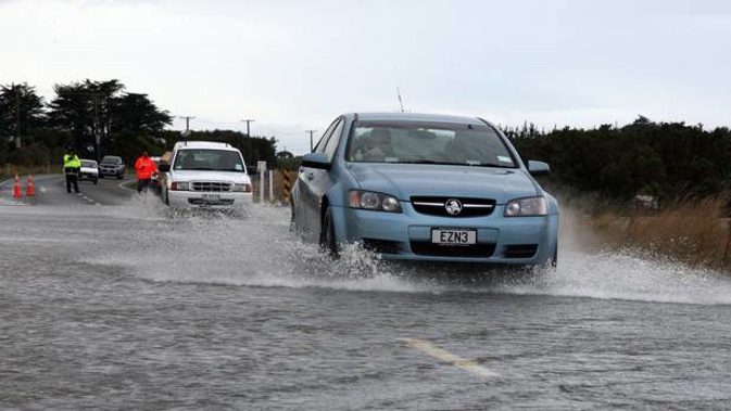 Heavy rain warnings are in place for parts of the South Island today. (Photo / File)